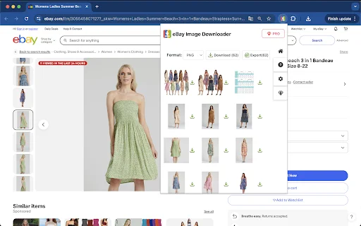 eBay Image Downloader: Unduh Gambar & Video eBay 1 Klik - Screenshot 2