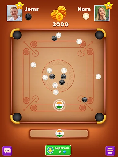 Download Carrom Cricket: Disc Pool Game – Main Carrom Seru Online - Screenshot 13