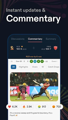 Download CREX – Skor Kriket Langsung Tercepat – Unduh Gratis - Screenshot 3