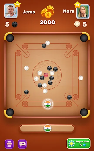 Download Carrom Cricket: Disc Pool Game – Main Carrom Seru Online - Screenshot 8
