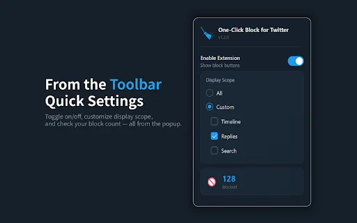 Download One-Click Block for Twitter – Blokir Spam dengan Cepat - Screenshot 2