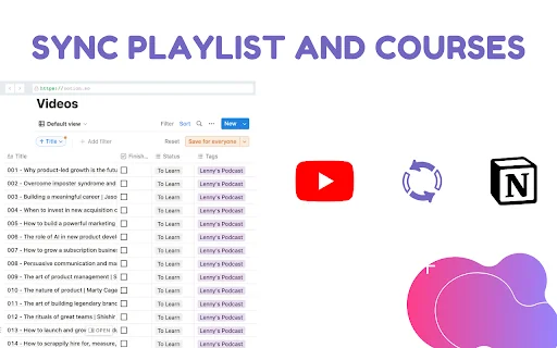 Download Snipo untuk Notion: Catat Video YouTube Jadi Mudah - Screenshot 4