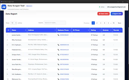 Download JD Data Scrapper Tool Terbaru – Ekstraksi Data Bisnis - Screenshot 1