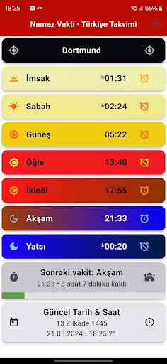 Download Türkiye Takvimi Terbaru – Jadwal Salat & Kiblat Akurat - Screenshot 1