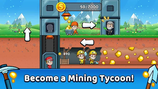 Download Idle Miner Tycoon Terbaru – Game Simulasi Tambang Seru - Screenshot 1