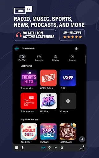 Download TuneIn Radio Terbaru – Dengarkan Musik & Berita Global - Screenshot 19