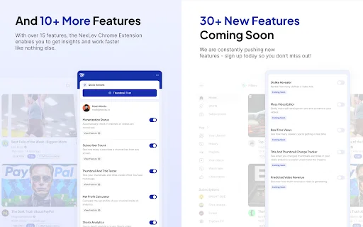 Nexlev YouTube Research & Analytics: Alat Riset Konten Terbaik - Screenshot 5
