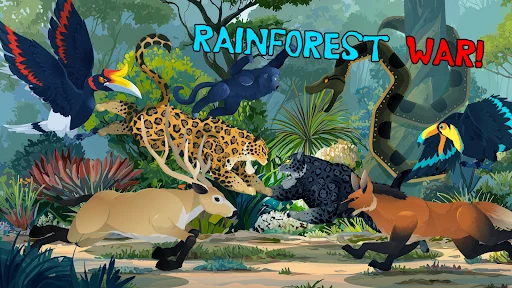 Download Tiger Fights Lion: Forest War Terbaru – Game Aksi Gratis - Screenshot 1
