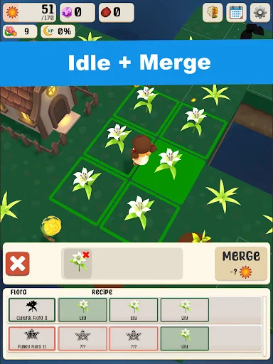 Download Bloom & Cinder: Merge Garden Terbaru – Game Santai Offline - Screenshot 13
