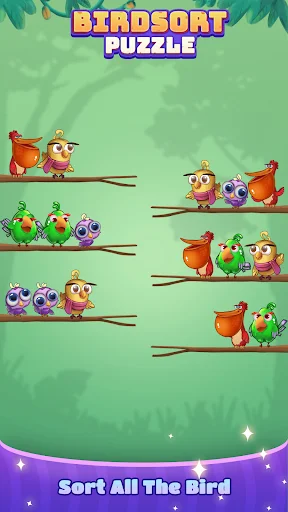 Download Bird Sort: Color Puzzle Master Terbaru – Game Asah Otak - Screenshot 1