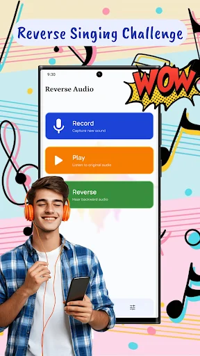 Download Reverse Audio: Reverse Singing Terbaru – Ubah Suara Gratis - Screenshot 1